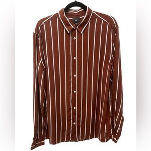 H&M Striped Long Sleeve Shirt